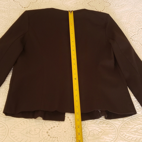 Linda Matthews New York Black Blazer - Picture 3 of 11